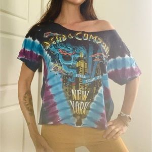 Dead & Company crop/cut lot tee Fall Tour 2017 NYC @ MSG. Size S/M